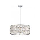 Quoizel Lighting GIB2820C 4 Lights Polished Chrome 400W Gibson Pendant