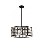 Quoizel Lighting GIB2820MBK 4 Lights Matte Black 400W Gibson Pendant