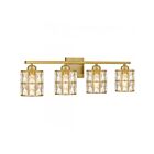 Quoizel Lighting GIB8630AB 4 Lights Aged Brass 400W Gibson Bath Light