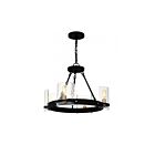 Quoizel Lighting GLC5020MBK Gloucester 4-Lights 240W Matte Black Chandelier