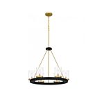 Quoizel Lighting Greeley GRL5026MBK 6-Lights 660W Matte Black Chandelier