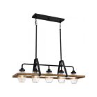 Quoizel Lighting Guilford GUI540GK 5-Lights 5100W Grey Ash Island Chandelier
