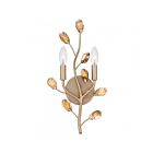 Quoizel Lighting Heiress HEI8709BGD 2-Lights Bronze Gold Wall Sconce