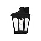 Quoizel Lighting HUK8410EK Huck 1-Light 100W Earth Black Outdoor Wall Light