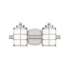 Quoizel Lighting HZT8615BN Hazlett 2-Lights 200W Brushed Nickel Vanity Light