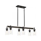 Quoizel Lighting Kelleher KEL3533DO Distressed Iron 600W Island Light