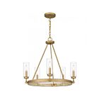 Quoizel Lighting Kelleher KEL5025NWS 5-Lights 300W Nouveau Painted Weathered Brass Chandelier