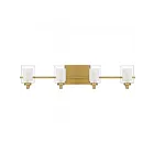 Quoizel Lighting KLT8604BRGLED Kolt 4-Lights 16W Brushed Gold Bath Light