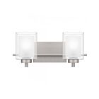 Quoizel Lighting KLT8902BN Kolt 2-Lights 200W Brushed Nickel Vanity Light