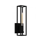 Quoizel Lighting Leighton LGN8605MBK 1-Light 100W Matte Black Wall Sconce