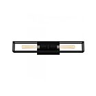Quoizel Lighting LGN8624MBK Leighton 2-Lights 200W Matte Black Vanity Light