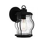 Quoizel Lighting LHR8406EK 1-Light Earth Black 100W Luther Outdoor Lantern