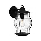 Quoizel Lighting LHR8409EK 1-Light Earth Black 100W Luther Outdoor Lantern