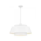 Quoizel Lighting LMI2824W Lumi 3-Lights 300W Pendant