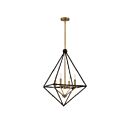 Quoizel Lighting LVR5204WT 4 Lights Western Bronze 240W Louvre Pendant