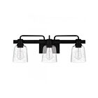 Quoizel Lighting LYD8624MBK 3 Lights Matte Black 300W Lydia Bath Light