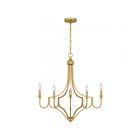 Quoizel Lighting Mabel MAB5026LG 5-Lights 5100W Light Gold Chandelier