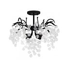 Quoizel Lighting MAP1720EK Maple 4-Lights 240W Earth Black Semi Flush Mount