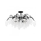 Quoizel Lighting MAP1728EK Maple 6-Lights 360W Earth Black Semi Flush Mount