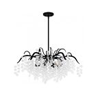 Quoizel Lighting MAP5028EK Maple 6-Lights 360W Earth Black Chandelier