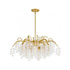 Quoizel Lighting MAP5028GFL Maple 6-Lights 360W Gold Leaf Chandelier