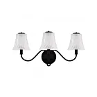 Quoizel Lighting MCK8623MBK McKinney 3-Lights 180W Matte Black Bath Light