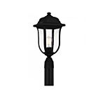 Quoizel Lighting MUL9009MBK Mulberry 1-Light 100W Matte Black Outdoor Lantern