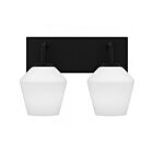 Quoizel Lighting NIE8613MBK 2 Lights Matte Black 200W Nielson Bath Light