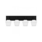 Quoizel Lighting NIE8629MBK 4 Lights Matte Black 400W Nielson Bath Light