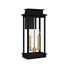 Quoizel Lighting NOE8409MBK Noelle 2-Lights 120W Matte Black Outdoor Lantern