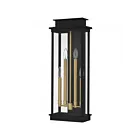 Quoizel Lighting NOE8410MBK Noelle 4-Lights 240W Matte Black Outdoor Wall Lantern