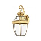 Quoizel Lighting NY8316B Newbury 1-Light 150W Polished Brass Outdoor Wall Lantern