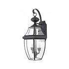 Quoizel Lighting NY8317K Newbury 2-Lights 120W Mystic Black Outdoor Wall Lantern