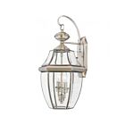 Quoizel Lighting NY8317P Newbury 2-Lights 120W Pewter Outdoor Wall Lantern