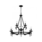 Quoizel Lighting OCA5032EK 9 Lights Earth Black 540W Octavia Chandelier