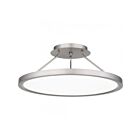 Quoizel Lighting OST1820BN Outskirts 30W Brushed Nickel Semi Flush Mount 