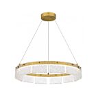 Quoizel Lighting PCACE2824BRG Alice LED Brushed Gold Pendant