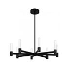 Quoizel Lighting PCADR5030MBK Matte Black Adler Chandelier