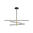 Quoizel Lighting Azalea PCAZA340MBK 28W Matte Black LED Island Chandelier