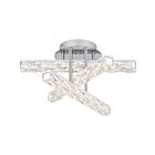 Quoizel Lighting PCCME1718C Polished Chrome 28W Comet Semi Flush Mount