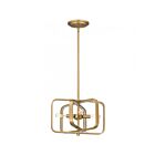 Quoizel Lighting Dupree PCDPR2814BWS 4-Lights Brushed Weathered Brass 240W Pendant