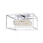 Quoizel Lighting PCDZ1716C Dazzle Polished Chrome Semi Flush Mount