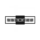 Quoizel Lighting PCDZ8524MBK Dazzle 21W Matte Black Bath Light