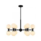 Quoizel Lighting PCELS5031MBK 12 Lights Matte Black 480W Elser Chandelier