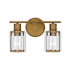 Quoizel Lighting Isla PCILA8612WS 2-Lights Weathered Brass 200W Vanity Light