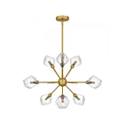Quoizel Lighting PCSVD5034BRG Salvador 9-Lights 360W Brushed Gold Chandelier