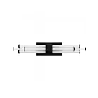 Quoizel Lighting PCTAL8624MBK Talbott 18W Polished Chrome Bath Light