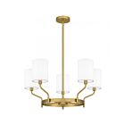 Quoizel Lighting Parkington PKN5025AB 5-Lights 560W Aged Brass Chandelier