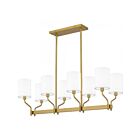 Quoizel Lighting Parkington PKN834AB 8-Lights 860W Aged Brass Island Chandelier