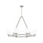 Quoizel Lighting Penning PNG638BN Brushed Nickel 600W Island Light